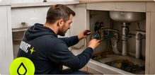 Plumbers at work