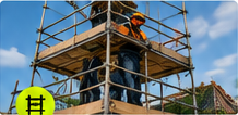 Scaffolders at work